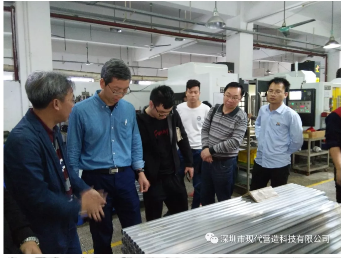 深圳市装配式建筑产业基地调研团队到访现代营造