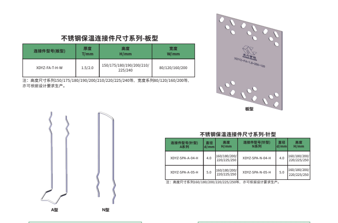 不锈钢保温连接件